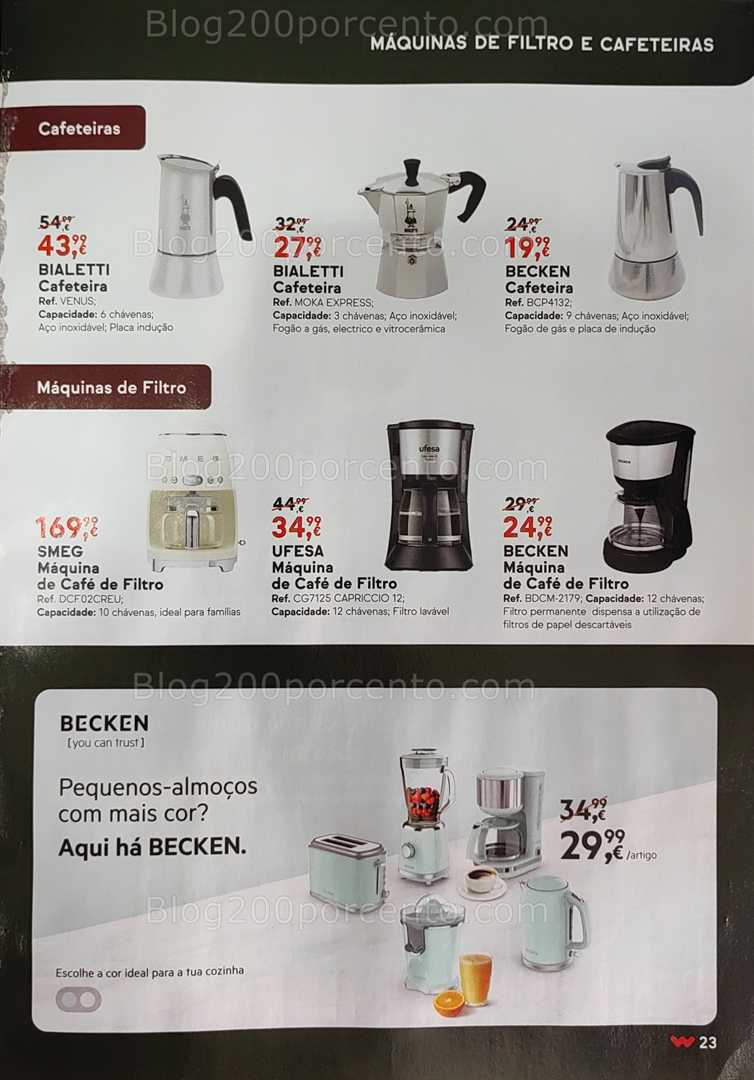 Antevisão Folheto WORTEN Especial Café Promoções de 9 a 29 setembro