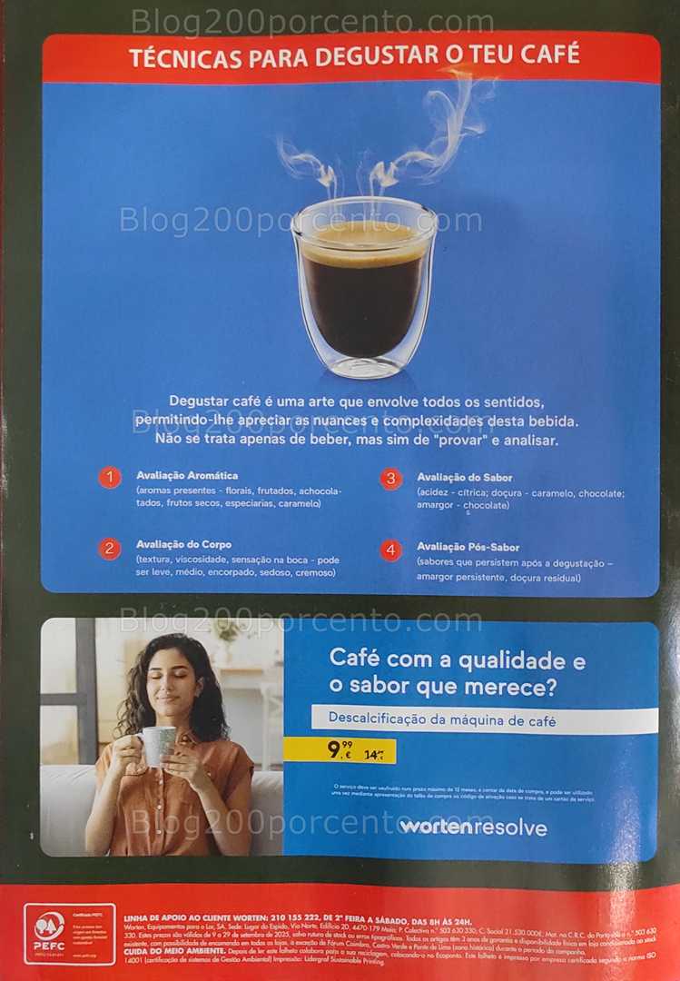 Antevisão Folheto WORTEN Especial Café Promoções de 9 a 29 setembro