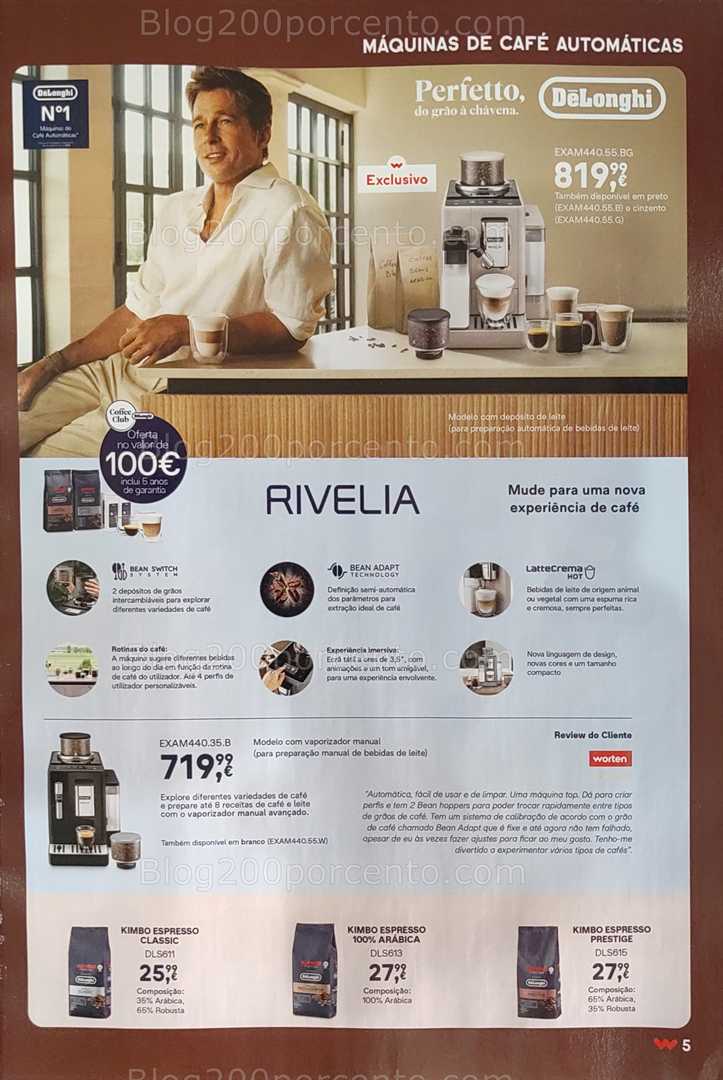 Antevisão Folheto WORTEN Especial Café Promoções de 9 a 29 setembro