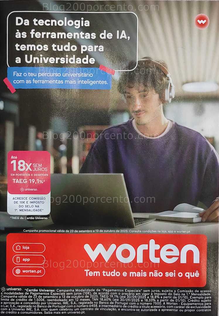 Antevisão Folheto WORTEN Promoções de 23 setembro a 13 outubro