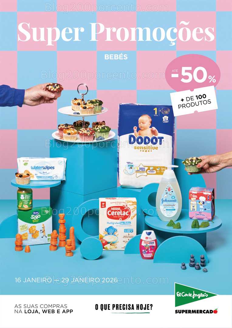 Antevisão Folheto EL CORTE INGLÉS Promoções de 16 a 29 janeiro