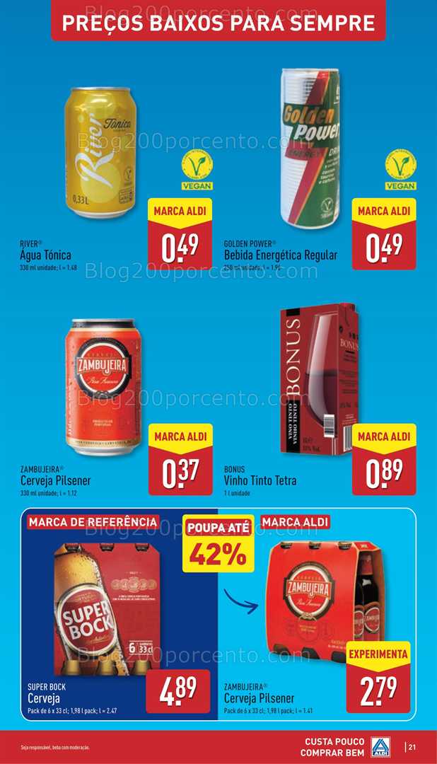 Antevisão Folheto ALDI Especial Poupança Promoções a partir de 5 janeiro
