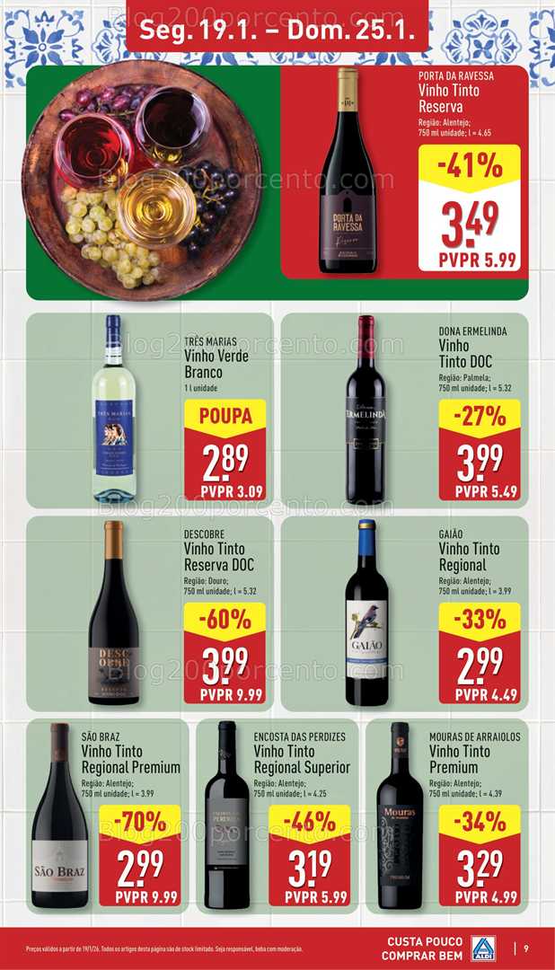 Antevisão Folheto ALDI Promoções de 19 a 25 janeiro - Edição Digital