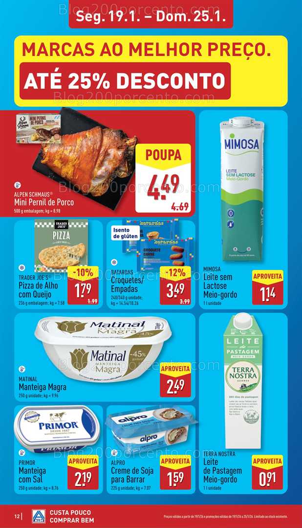 Antevisão Folheto ALDI Promoções de 19 a 25 janeiro - Edição Digital
