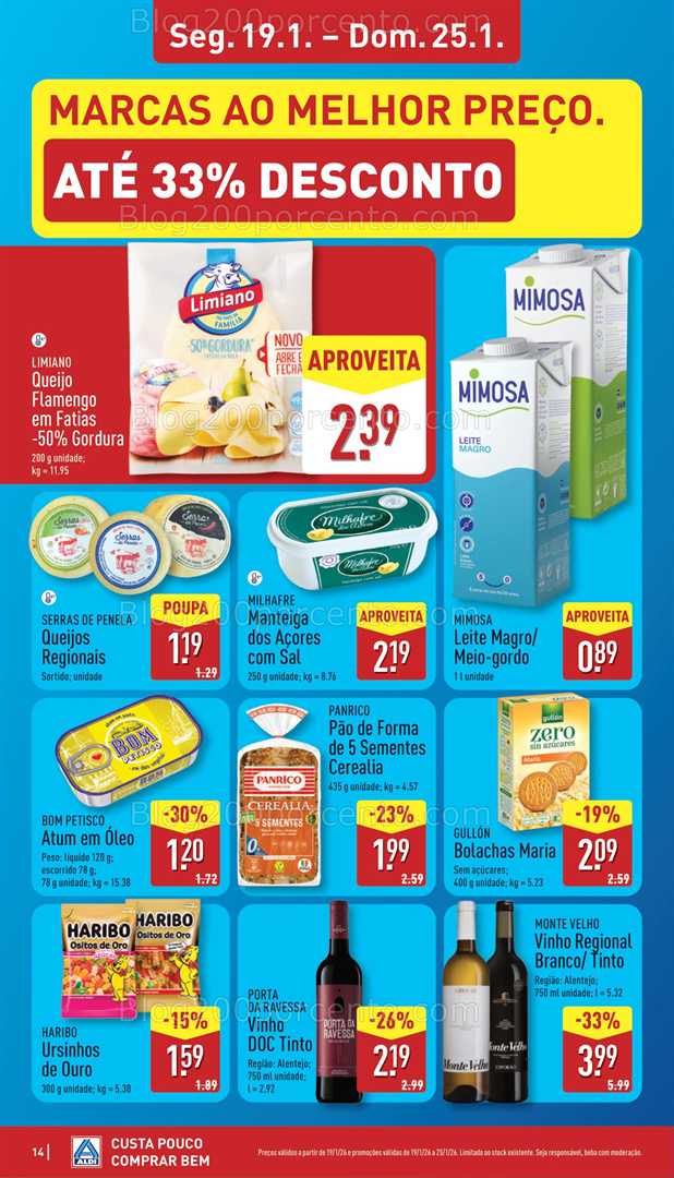 Antevisão Folheto ALDI Promoções de 19 a 25 janeiro - Edição Digital