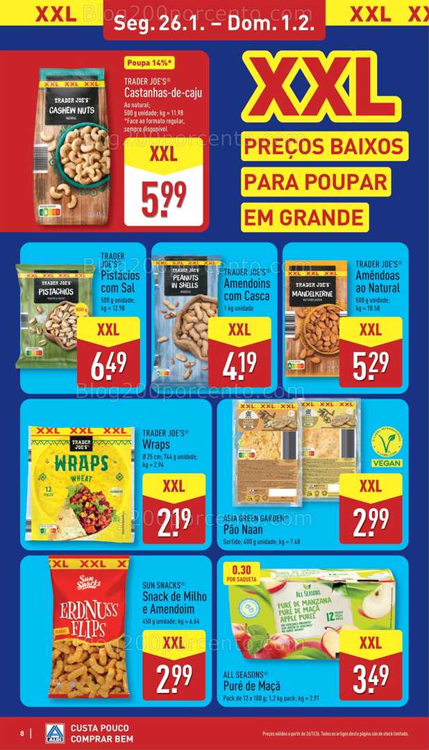 Antevisão Folheto ALDI Especial Xxl Promoções de 26 janeiro a 1 fevereiro