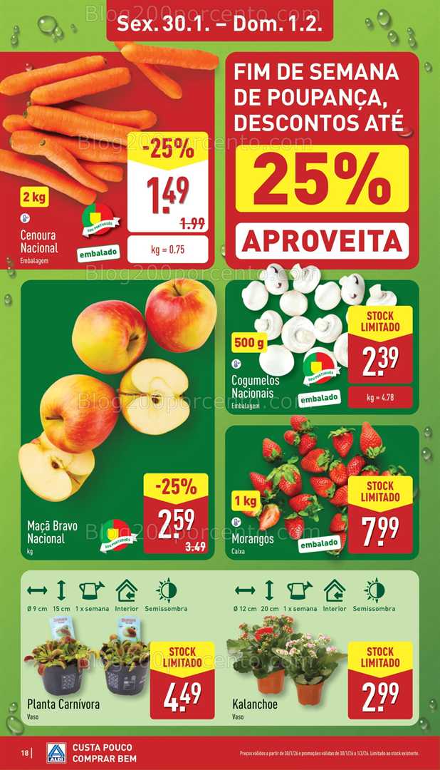 Antevisão Folheto ALDI Promoções de 26 janeiro a 1 fevereiro - Edição Digital