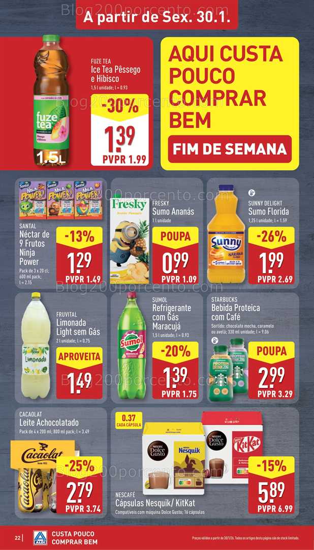 Antevisão Folheto ALDI Promoções de 26 janeiro a 1 fevereiro - Edição Digital