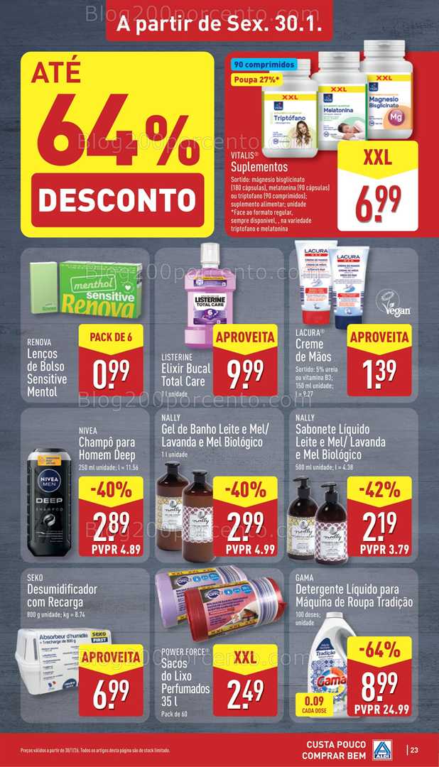 Antevisão Folheto ALDI Promoções de 26 janeiro a 1 fevereiro - Edição Digital