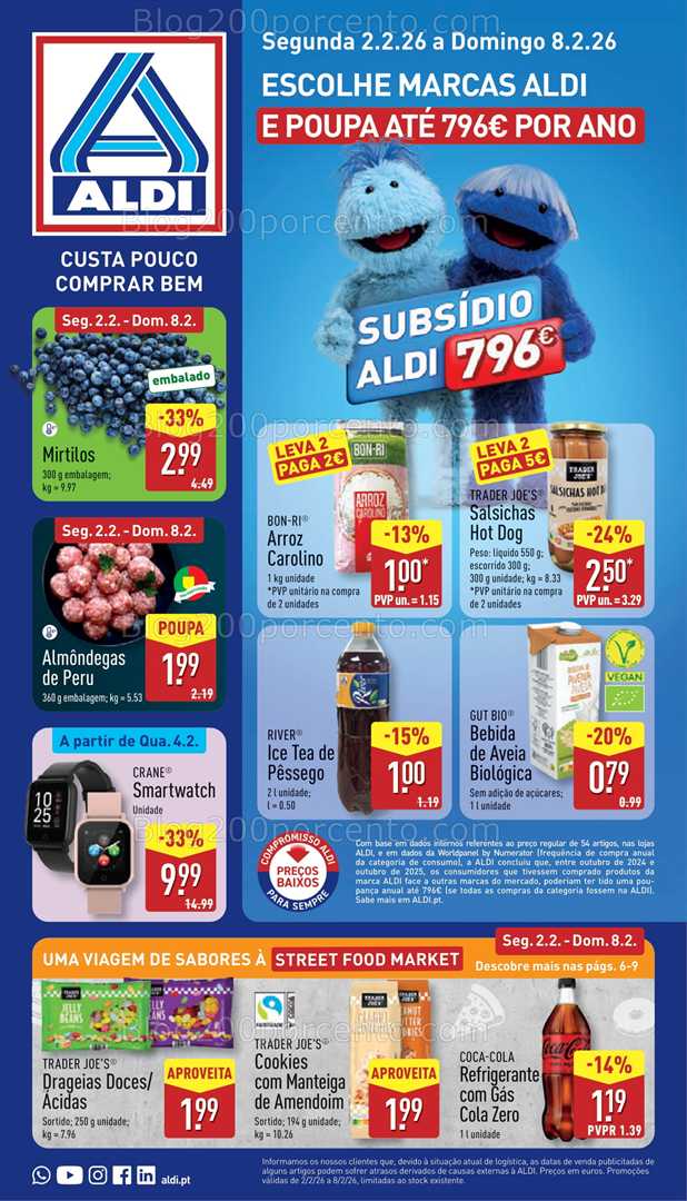 Antevisão Folheto ALDI Promoções de 2 a 8 fevereiro - Edição Digital