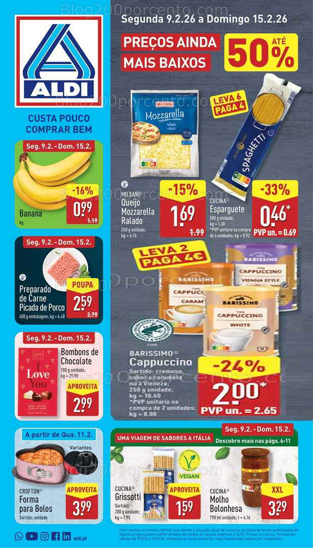Antevisão Folheto ALDI Bazar Promoções de 9 a 15 fevereiro