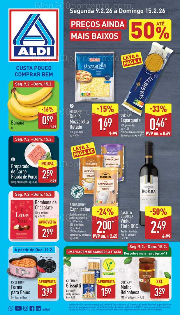 Antevisão Folheto ALDI Bazar Promoções de 9 a 15 fevereiro