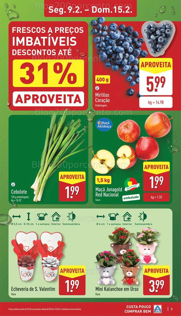 Antevisão Folheto ALDI Bazar Promoções de 9 a 15 fevereiro