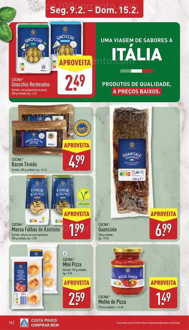 Antevisão Folheto ALDI Bazar Promoções de 9 a 15 fevereiro