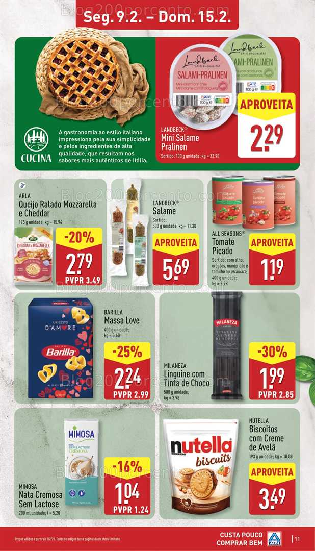 Antevisão Folheto ALDI Bazar Promoções de 9 a 15 fevereiro
