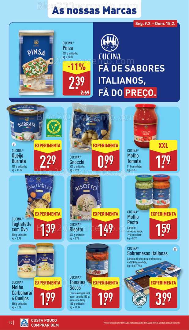 Antevisão Folheto ALDI Bazar Promoções de 9 a 15 fevereiro
