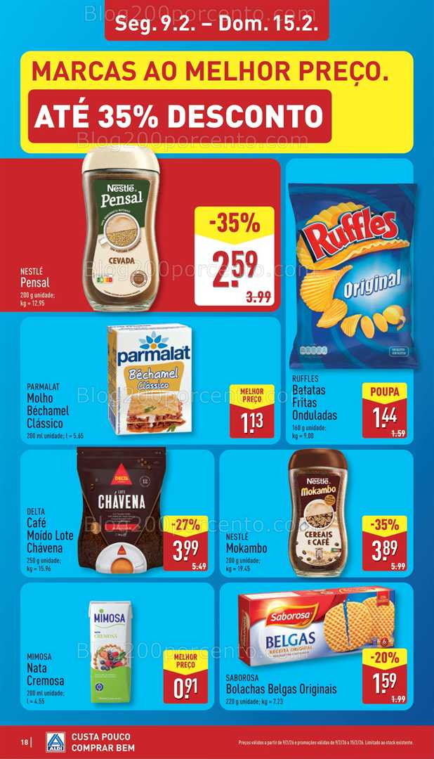 Antevisão Folheto ALDI Bazar Promoções de 9 a 15 fevereiro