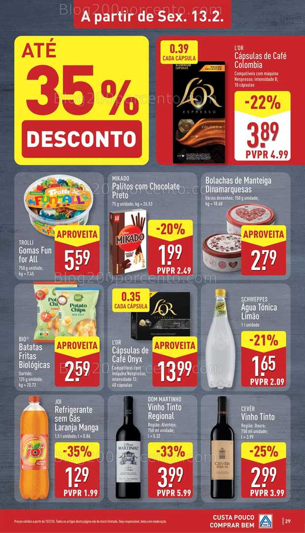 Antevisão Folheto ALDI Bazar Promoções de 9 a 15 fevereiro