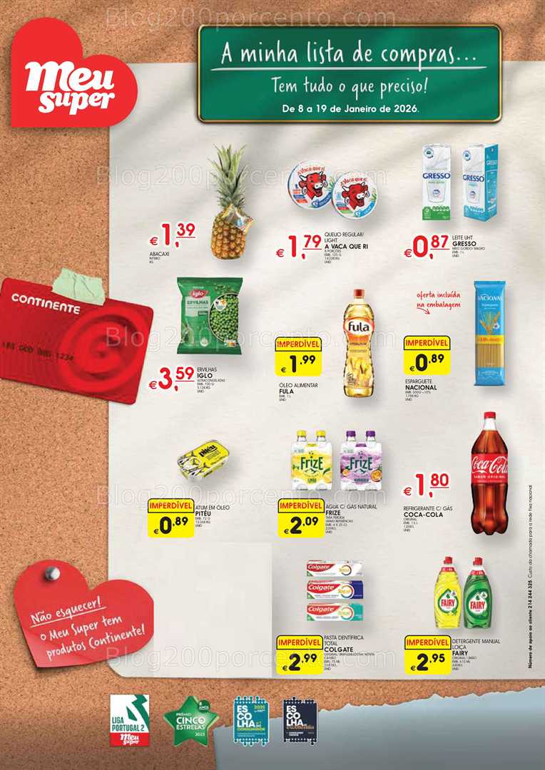 Antevisão Folheto MEU SUPER Promoções de 8 a 19 janeiro