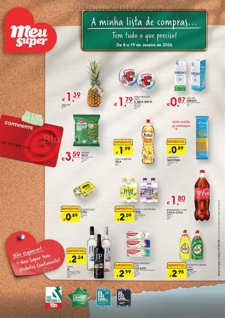 Antevisão Folheto MEU SUPER Promoções de 8 a 19 janeiro