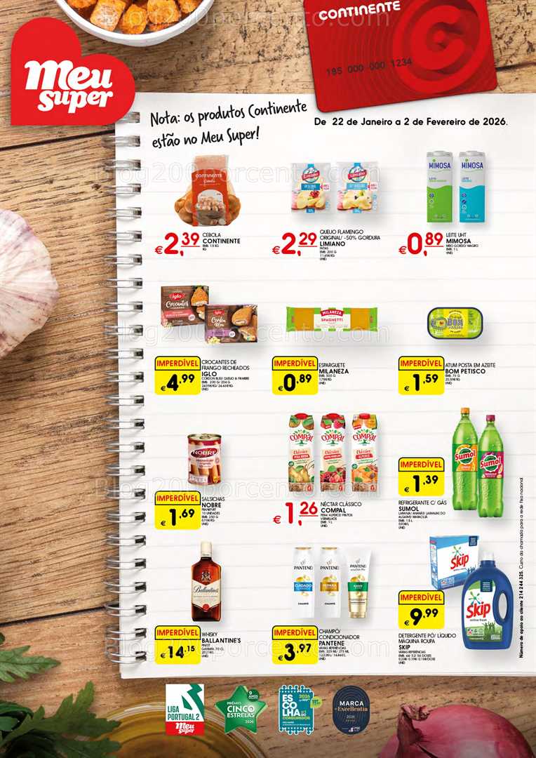 Antevisão Folheto MEU SUPER Promoções de 22 janeiro a 2 fevereiro