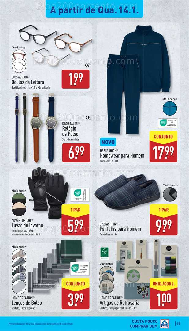 Antevisão Folheto ALDI Promoções de 12 a 18 janeiro