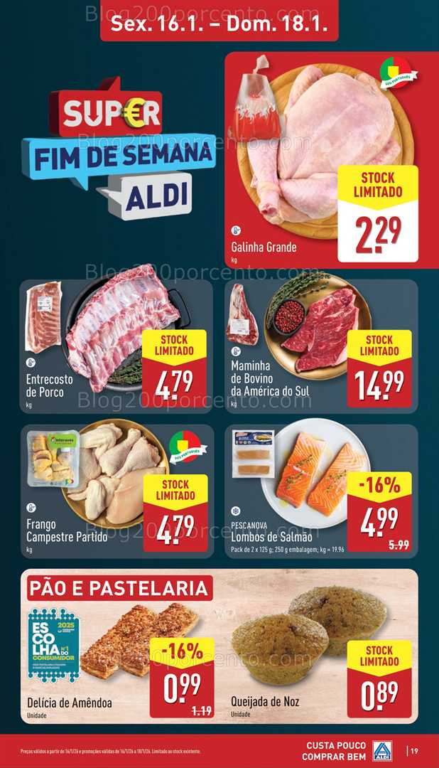 Antevisão Folheto ALDI Promoções de 12 a 18 janeiro