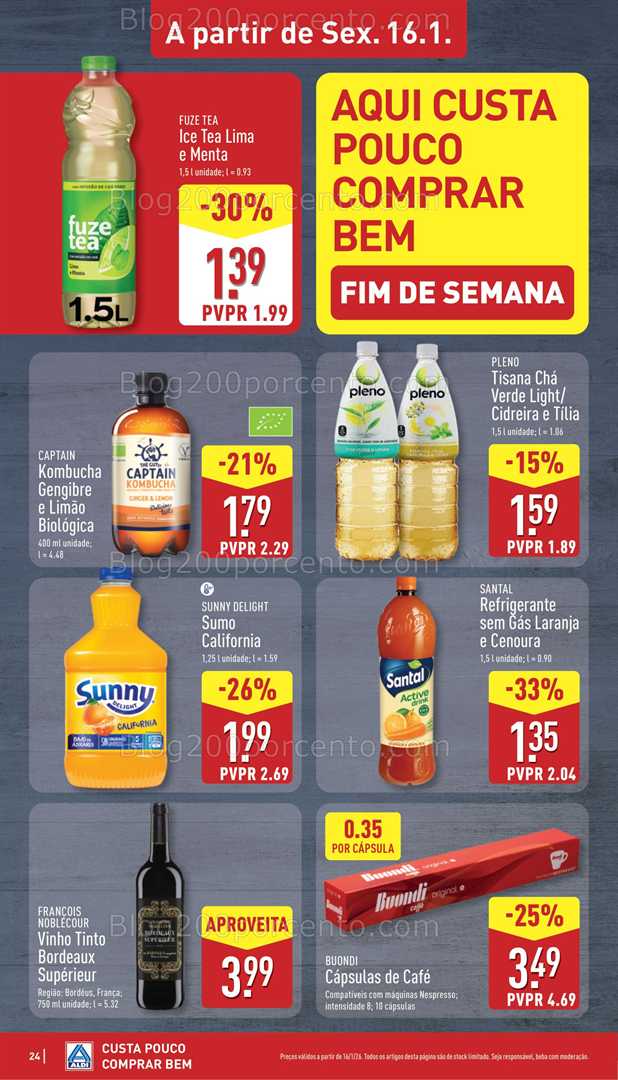 Antevisão Folheto ALDI Promoções de 12 a 18 janeiro