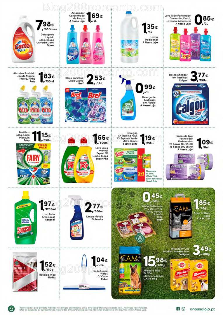 Antevisão Folheto A NOSSA LOJA Promoções de 17 janeiro a 1 fevereiro