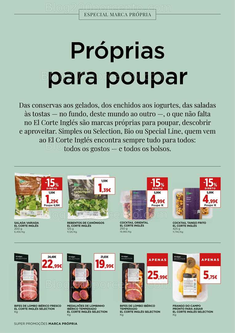 Antevisão Folheto EL CORTE INGLÉS Promoções de 30 janeiro a 12 fevereiro