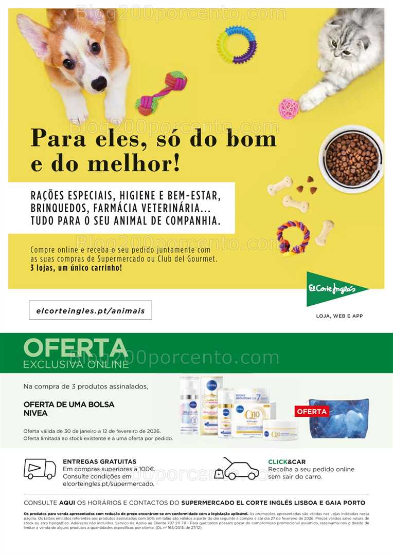 Antevisão Folheto EL CORTE INGLÉS Promoções de 30 janeiro a 12 fevereiro