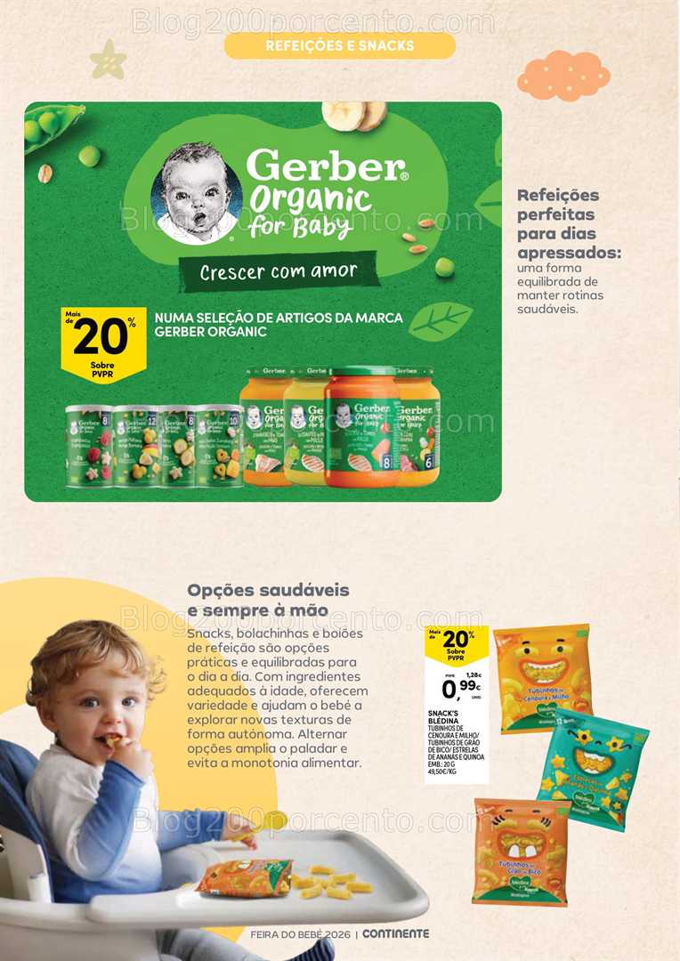 Antevisão Folheto CONTINENTE Açores Bebé Promoções de 20 janeiro a 2 fevereiro