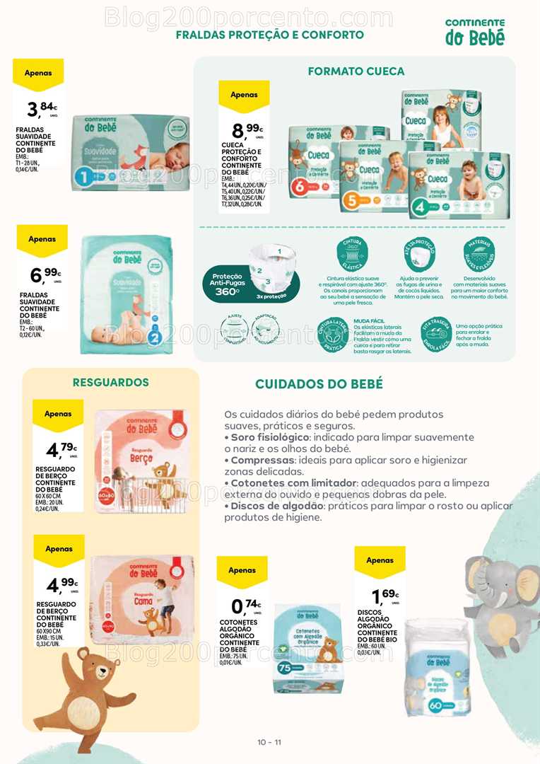Antevisão Folheto CONTINENTE Açores Bebé Promoções de 20 janeiro a 2 fevereiro