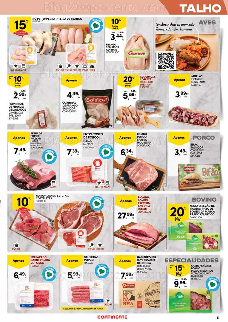 Antevisão Folheto CONTINENTE Açores Promoções de 22 janeiro a 4 fevereiro