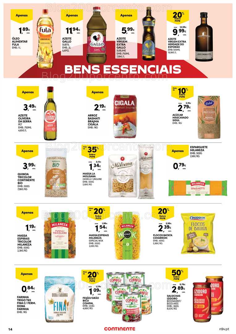 Antevisão Folheto CONTINENTE Açores Promoções de 22 janeiro a 4 fevereiro