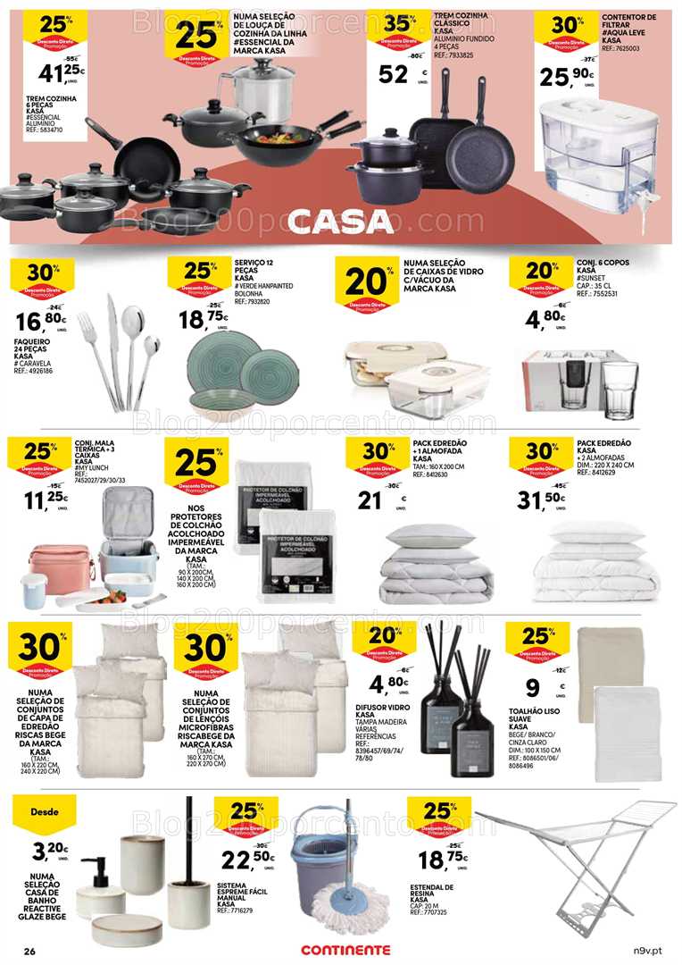 Antevisão Folheto CONTINENTE Bazar Açores Promoções de 22 janeiro a 4 fevereiro