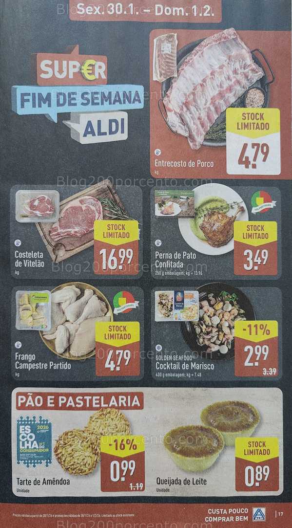 Antevisão Folheto ALDI Promoções de 26 janeiro a 1 fevereiro
