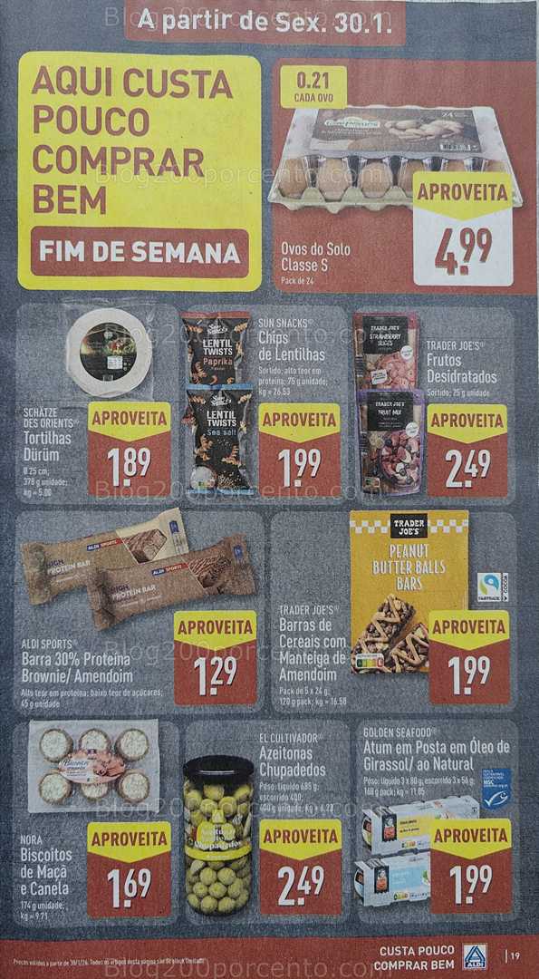 Antevisão Folheto ALDI Promoções de 26 janeiro a 1 fevereiro