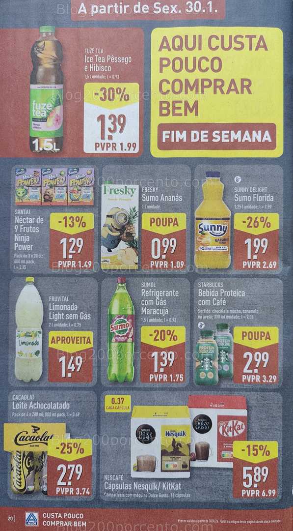 Antevisão Folheto ALDI Promoções de 26 janeiro a 1 fevereiro