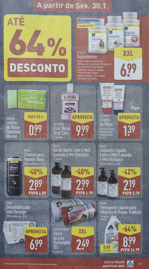 Antevisão Folheto ALDI Promoções de 26 janeiro a 1 fevereiro