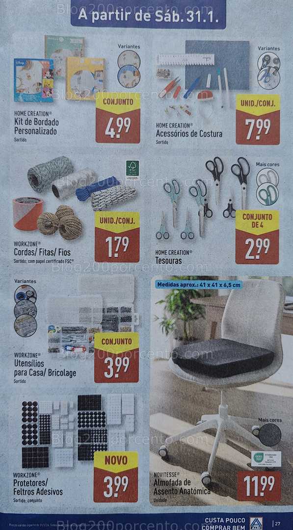 Antevisão Folheto ALDI Promoções de 26 janeiro a 1 fevereiro