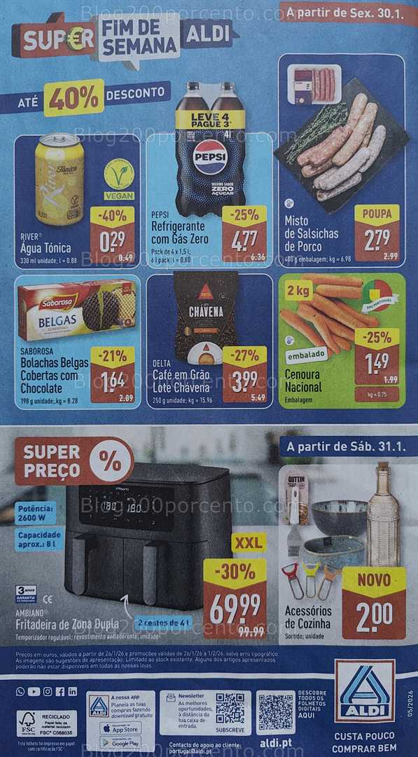 Antevisão Folheto ALDI Promoções de 26 janeiro a 1 fevereiro