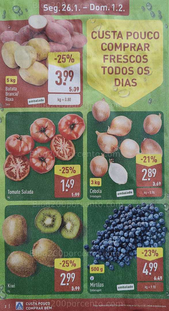 Antevisão Folheto ALDI Promoções de 26 janeiro a 1 fevereiro