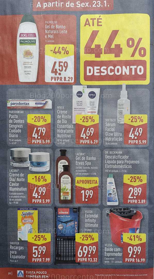 Antevisão Folheto ALDI Promoções de 19 a 25 janeiro