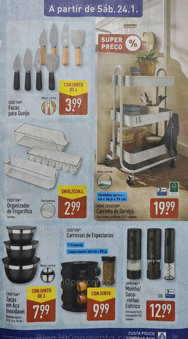 Antevisão Folheto ALDI Promoções de 19 a 25 janeiro