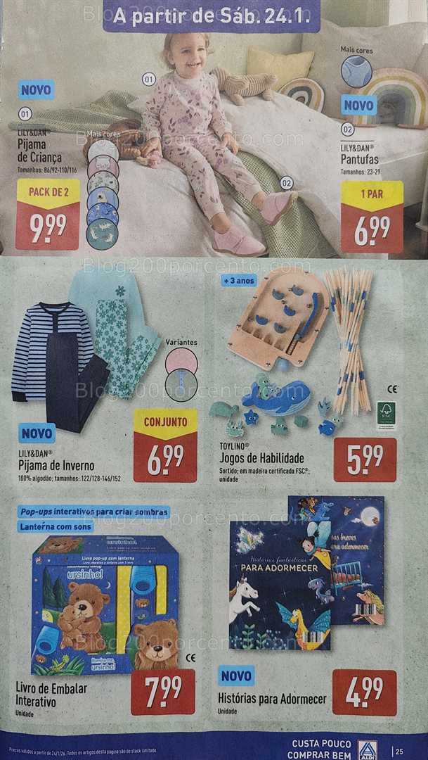 Antevisão Folheto ALDI Promoções de 19 a 25 janeiro