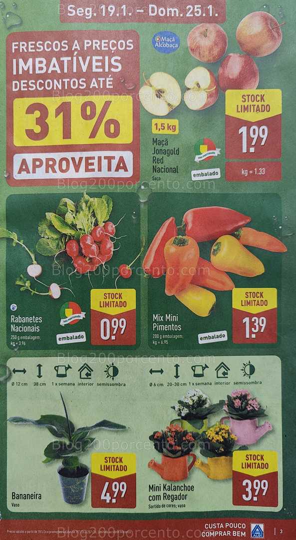 Antevisão Folheto ALDI Promoções de 19 a 25 janeiro