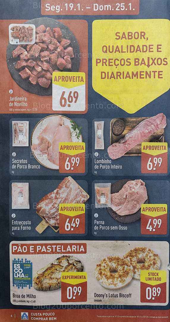 Antevisão Folheto ALDI Promoções de 19 a 25 janeiro