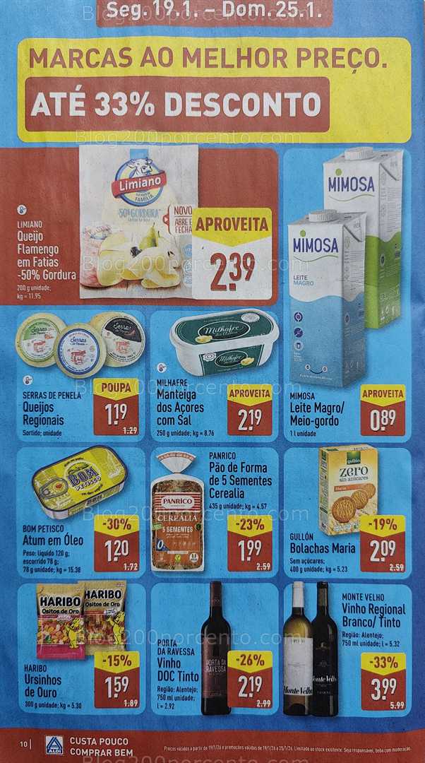 Antevisão Folheto ALDI Promoções de 19 a 25 janeiro