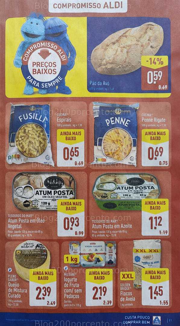 Antevisão Folheto ALDI Promoções de 19 a 25 janeiro